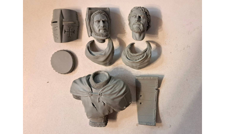 ​1/9 200 mm Corsar Rex CR 20011 Teutonic knight Hochmeister 12 Century A.D Великий магистр Тевтонского ордена - Гохмейстер 12 век, Корсар Рекс СР 20011, фигурка, фигура, Коллекция Новостройки СПб, scale8