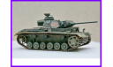 1/35 модель танка Панцер 3 М, Т-3 мод.М, Панцеркампфваген 3 М, масштабные модели бронетехники, коллекция Новостройки СПб, scale35