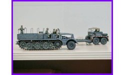 1/35 модель автомобиля ФАМО 18 тонный тягач с прицепом, автомобиль танковоз ТАМИЯ 35246 Германия времен Второй Мировой войны