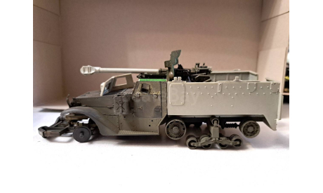 1/35 сборная модель 90 мм сау на базе БТР М3 Израиль IDF M-3 with DEFA 90mm A.T. Gun A.E.F. Designs KI-85, масштабные модели бронетехники, танк, Коллекция Новостройки СПб, 1:35