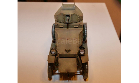 1/35 модель танка Ланчестер с 37 мм пушкой Гочкисс Lanchester armoured car 37mm Hotchkiss бронеавтомобиль 1915 год Россия смола, масштабные модели бронетехники, коллекция Новостройки СПб, scale35