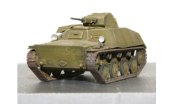 1/35 модель танка Т-30 СССР 1941 год , неплавающее развитие танка Т-40 отсутствует винт, пушка вместо пулемета ДШК