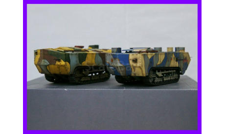 1/35 модель танка Сен-Шамон 1918 года FAMH Char Saint Chamond Canon de 75 mm Modele 1897 Первая Мировая война, с 75 мм полевой пушкой обр.1897 года, масштабные модели бронетехники, коллекция Новостройки СПб, scale35