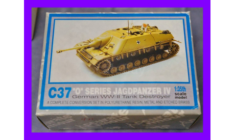 1/35 продажа сборной модели танка 75 мм САУ Ягдпанцер-4 нулевой серии Германия конверсия смола Аккурат армор С37, сборные модели бронетехники, танков, бтт, коллекция Новостройки СПб, scale35