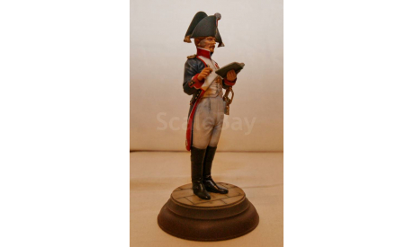 1/16 Офицер линейной пехоты 120mm Verlinden Productions Nr.1116 Line Infantry Officer Napoleonic era Наполеоновские войны Верлинден 1116 модель фигурка миниатюра, фигурка, фигура солдата, коллекция Новостройки СПб, scale16