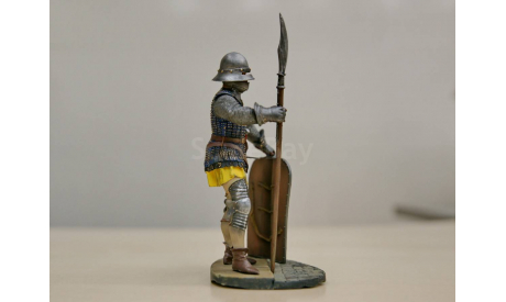 1/16 фигурка Наемник Mercenary Франция 1470 год солдатик, фигурка, фигурка солдата, коллекция Новостройки СПб, scale16
