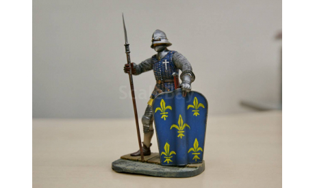 1/16 фигурка Наемник Mercenary Франция 1470 год солдатик, фигурка, фигурка солдата, коллекция Новостройки СПб, scale16