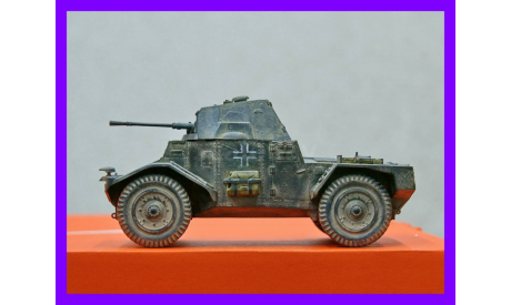 1/35 модель танка Панар 178 АМД-35 Panhard 178 AMD-35 в варианте трофейного Pz.Spah.204(f) французского и немецкого бронеавтомобиля Второй мировой войны, сборные модели бронетехники, танков, бтт, коллекция Новостройки СПб, scale35