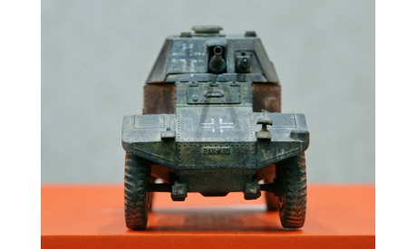 1/35 модель танка Панар 178 АМД-35 Panhard 178 AMD-35 в варианте трофейного Pz.Spah.204(f) французского и немецкого бронеавтомобиля Второй мировой войны, сборные модели бронетехники, танков, бтт, коллекция Новостройки СПб, scale35