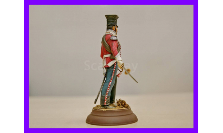 1/16 Улан горнист Германия Наполеоновские войны Верлинден 1384 120mm Verlinden Productions 1384 German Lancers Trumpeter Napoleonic era, фигурка, фигура солдата, коллекция Новостройки СПб, scale16