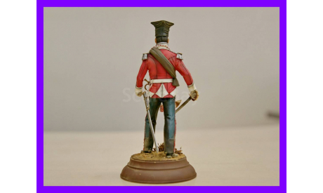 1/16 Улан горнист Германия Наполеоновские войны Верлинден 1384 120mm Verlinden Productions 1384 German Lancers Trumpeter Napoleonic era, фигурка, фигура солдата, коллекция Новостройки СПб, scale16