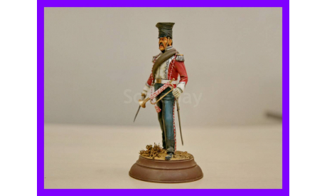 1/16 Улан горнист Германия Наполеоновские войны Верлинден 1384 120mm Verlinden Productions 1384 German Lancers Trumpeter Napoleonic era, фигурка, фигура солдата, коллекция Новостройки СПб, scale16