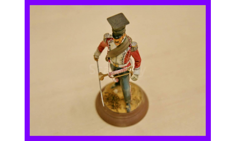 1/16 Улан горнист Германия Наполеоновские войны Верлинден 1384 120mm Verlinden Productions 1384 German Lancers Trumpeter Napoleonic era, фигурка, фигура солдата, коллекция Новостройки СПб, scale16