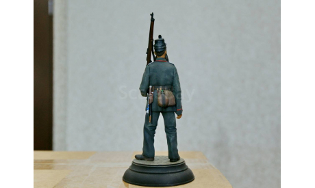 1/16 модель солдат немецкий пехотинец Ландшурма 1 пехотного батальона Ландштурма Бреслау, Германия октябрь 1914 года, масштабные модели бронетехники, фигура солдата, коллекция Новостройки СПб, scale35