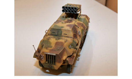 1/35 модель 150 мм РСЗО Панцерверфер 42 на шасси Опель Маультиер Германия 1943 год, масштабная модель, автомобиль, коллекция Новостройки СПб, scale35