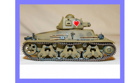 1/35 модель танка Гочкис Аш-35 Франция 1935 год конверсия металлические гусеницы, масштабные модели бронетехники, коллекция Новостройки СПб, scale35