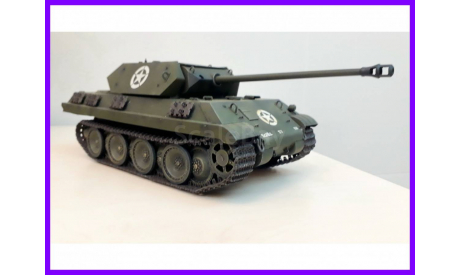 1/35 модель танка Эрзац М10 (поддельный) Ersatz M10 Эрзац М-10 емецкая имитация американской САУ М10 на базе танка Пантера Г, масштабные модели бронетехники, коллекция Новостройки СПб, scale35