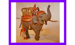 1/35 модель Боевой слон кхмеров с солдатами миниатюра фирмы Верлинден продакшн №1719