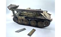 1/35 модель танка Бергепанцер 38(т) Бергехетцер БРЭМ бронированная ремонтно эвакуационная машина German Bergepanzer 38(t) late Bergehetzer Recovery tank Хетцер, масштабные модели бронетехники, Коллекция Новостройки СПб, scale35