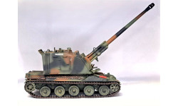 1/35 модель танка 155 мм САУ АУФ-1 на базе АМХ 30Б Франция French AUF1 155mm Self-Propelled Howitzer AMX-30B  металлические гусеницы