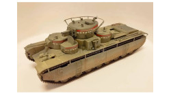 1/35 модель танка Т-35 тяжелый пятибашенный танк обр.1935 Soviet T-35 Heavy Tank СССР металлические гусеницы + металлические стволики пушек фототравление