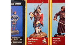 сборная модель 1/16 Королевский мушкетер Друид 12003 120mm Druid figures 12003 Royal Musketeer Englich Civil War военно-историческая миниатюра