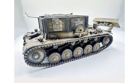 1/35 модель танка Бергепанцер 2 БРЭМ Т-2 Bergepanzer II Recovery tank бронированная ремонтно эвакуационная машина на шасси Т-2 Панцер 2 Германия Панцер-2, масштабные модели бронетехники, Коллекция Новостройки СПб, scale35