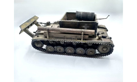 1/35 модель танка Бергепанцер 2 БРЭМ Т-2 Bergepanzer II Recovery tank бронированная ремонтно эвакуационная машина на шасси Т-2 Панцер 2 Германия Панцер-2, масштабные модели бронетехники, Коллекция Новостройки СПб, scale35