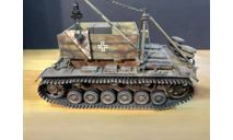 1/35 модель танка Бергепанцер 3 с Панцербергеанкером БРЭМ Т-3 Панцер 3 Панцер III Sd.Kfz.144 Bergepanzer III + Panzerbergeanker als Anhanger 1 achs. Sd. Ah. 40, масштабные модели бронетехники, Коллекция Новостройки СПб, scale35