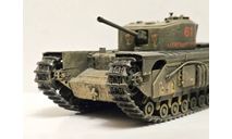 1/35 модель танка Черчилль название танка ’Александр Невский’ с Ленинградского фронта СССР British Infantry Tank Mk.IV Churchill Mk.VII, масштабные модели бронетехники, Коллекция Новостройки СПб, scale35