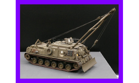 1/35 модель танка М88А1 БРЭМ бронированная ремонтно эвакуационная машина США M88A1 Recovery Tank Bergepanzer М-88 М 88 М88 Hercules М88 Геркулес, масштабные модели бронетехники, Коллекция Новостройки СПб, scale35