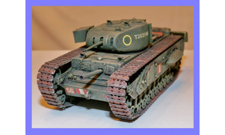 1/35 продажа модели ДВУХПУШЕЧНОГО танка Черчилль 1 Британская империя 1940 год, масштабные модели бронетехники, коллекция Новостройки СПб, scale35