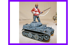 1/35 модель танка ВК601 Pz.Kpfw.I Ausf.С VK601 Панцеркампфваген 1 мод.С легкий авиадесантный танк Германия 1942 год Вторая Мировая война