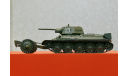 1/35 модель танка Т-34 -76 с минным тралом, СССР, масштабные модели бронетехники, коллекция Новостройки СПб, scale35