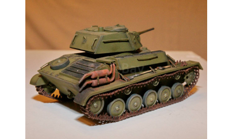 1/35 модель танка Т-80 СССР 1942 год легкий танк, масштабные модели бронетехники, коллекция Новостройки СПб, scale35