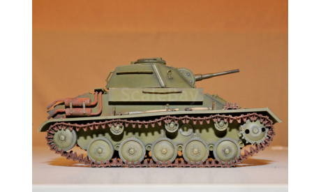 1/35 модель танка Т-80 СССР 1942 год легкий танк, масштабные модели бронетехники, коллекция Новостройки СПб, scale35