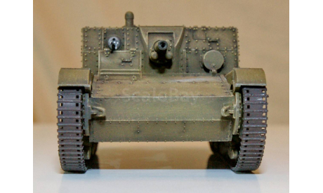 1/35 продажа модели танка 76 мм АТ-1 СССР 1935 год в масштабе 1/35, масштабные модели бронетехники, коллекция Новостройки СПб, scale35