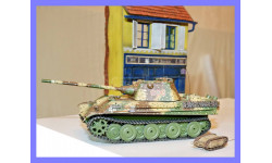 ​  1/35 продаю модель танка Пантера Ф с опорными катками с внутренней амортизацией и малой башней Германия 1945 год