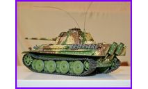 1/35 модель танка Пантера Ф с опорными катками с внутренней амортизацией и башней смал турн Германия 1945 год, масштабные модели бронетехники, коллекция Новостройки СПб, 1:35