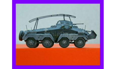 1/35 модель танка СдКфзет 232 8 Рад Ахт рад Восьмиколесный schwere Panzerspahwagen Sd.Kfz.232 8-Rad  Achtrad Vs.Kfz.624 тяжелый бронеавтомобиль Германия, масштабные модели бронетехники, коллекция Новостройки СПб, scale35