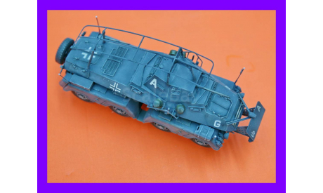 1/35 модель танка СдКфзет 232 Ахт Рад schwere Panzerspahwagen Sd.Kfz.232 8-Rad Achtrad Vs.Kfz.624 бронеавтомобиль с радиооборудованием Германия, сборная модель автомобиля, коллекция Новостройки СПб, scale35