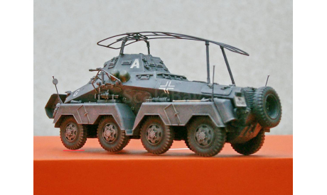1/35 модель танка СдКфзет 232 8 Рад Ахт рад Восьмиколесный schwere Panzerspahwagen Sd.Kfz.232 8-Rad  Achtrad Vs.Kfz.624 тяжелый бронеавтомобиль Германия, масштабные модели бронетехники, коллекция Новостройки СПб, scale35