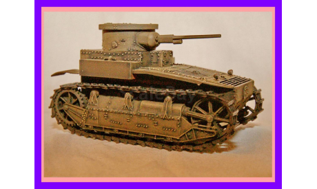 1/35 модель танка Т1Е2, Т-1 Е-2, Т 1 Е 2, Т1 Е2 Канингхем США 1927-30 годы, масштабные модели бронетехники, коллекция Новостройки СПб, scale35