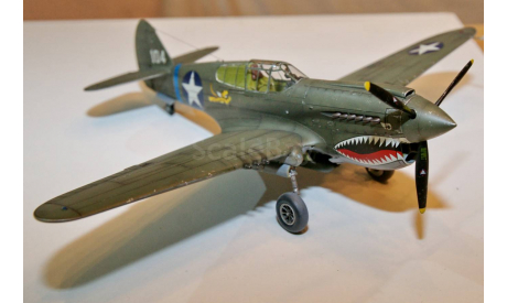 1/48 модель самолета Кертис П-40 США истребитель Летающие тигры Китай, масштабные модели авиации, коллекция Новостройки СПб, scale48