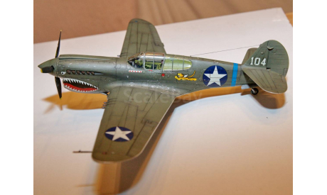 1/48 модель самолета Кертис П-40 США истребитель Летающие тигры Китай, масштабные модели авиации, коллекция Новостройки СПб, scale48
