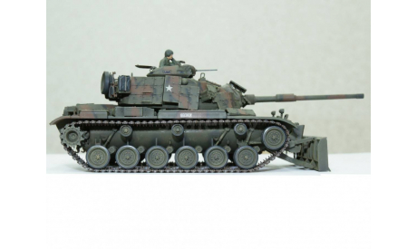 1/35 модель танка М60А1 с активной броней ИРА и бульдозерным отвалом М9 Дозир М60А1 ERA & M9 Dozer, масштабные модели бронетехники, коллекция Новостройки СПб, scale35