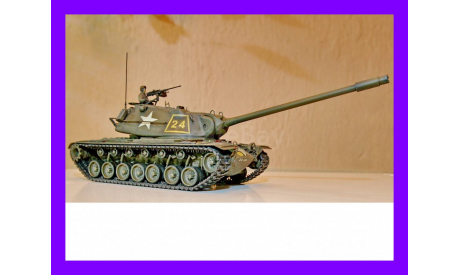 1/35 модель танка М103 А1, США 1950-е годы М-103 А1 металлический ствол пушки, масштабные модели бронетехники, коллекция Новостройки СПб, 1:35