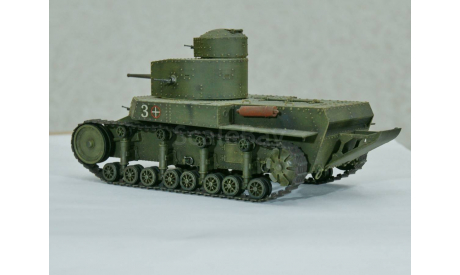 1/35 модель танка Т-24 образца 1930 года СССР смола, масштабные модели бронетехники, коллекция Новостройки СПб, scale35