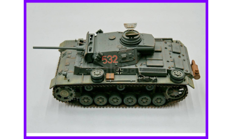 1/35 модель танка Панцер 3 М, Т-3 мод.М, Панцеркампфваген 3 М, масштабные модели бронетехники, коллекция Новостройки СПб, scale35