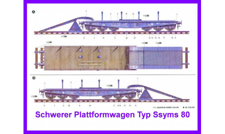 1/35 Модель тяжелой железнодорожной платформы Schwerer Plattformwagen Typ Ssyms 80, тип Ssyms 80 Германия Вторая мировая война, масштабные модели бронетехники, коллекция Новостройки СПб, scale35, железнодорожная платформа